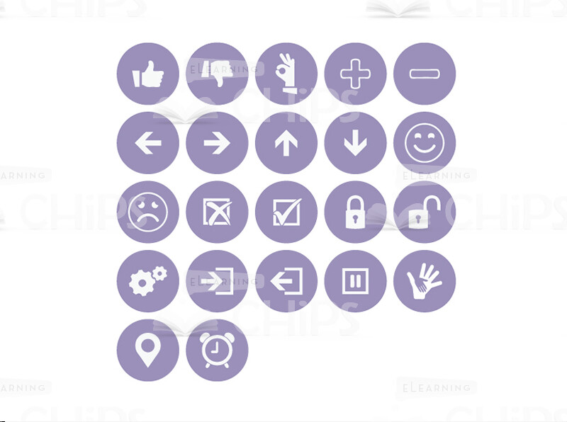 Function Icon Set: Purple -0