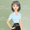 Businesswoman Susan Vector Character Set-0