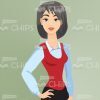 Vector Character Susan In 10 Poses-0