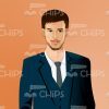 Stylish Vector Businessman Charlie In 5 Poses-0