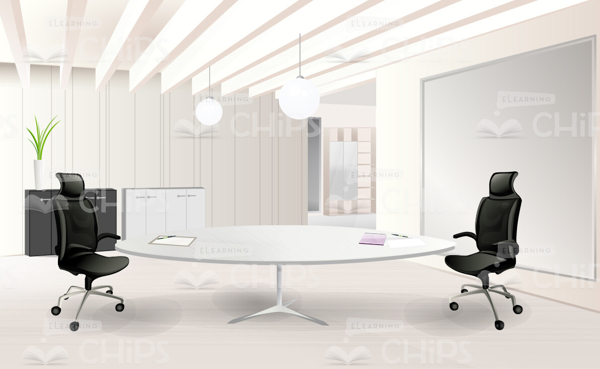 Conference Hall Vector Background-0