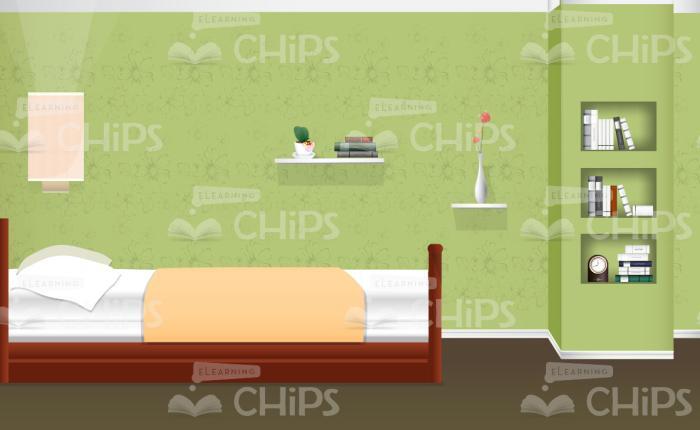 Bright Room Vector Background-0