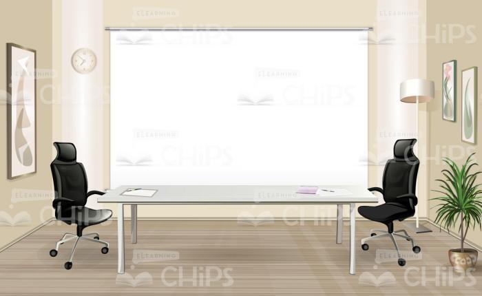 Training Room Vector Background-0