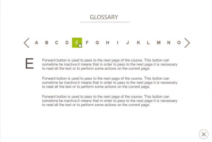 Glossary Slide — Storyline Template