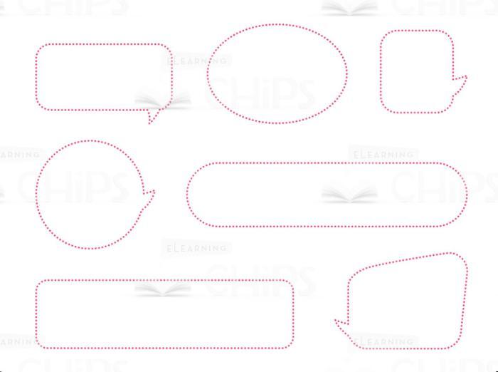 Dotted Callout Bubbles -0