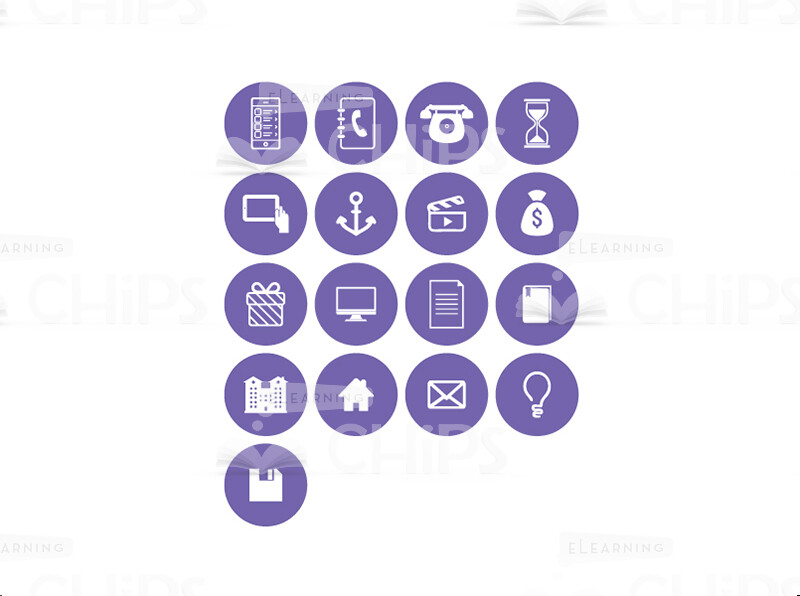 Concept Icon Set: Purple-0