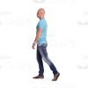 Walking Away Cutout Character Profile View-0