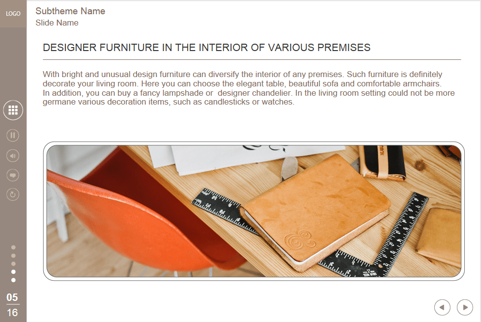 Text + Image Slide — Lectora eLearning Template Text + Image Slide — Lectora eLearning Template