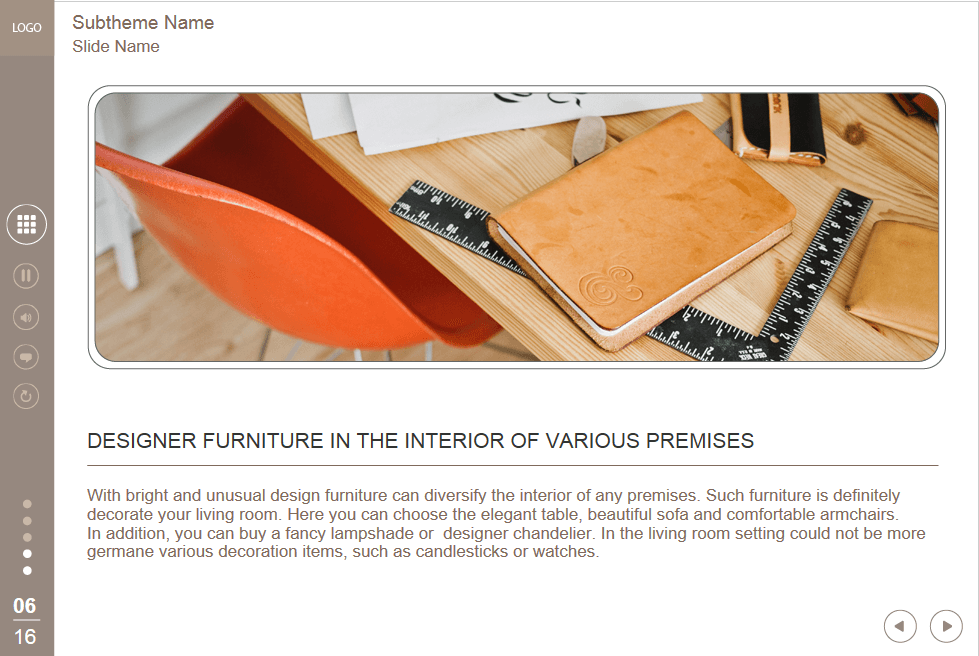 Text with Image Slide — eLearning Course Player Text with Image Slide — eLearning Course Player