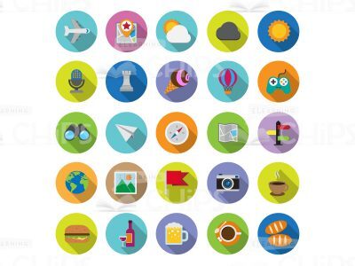 Lush Coloured Icons: Various Objects-0