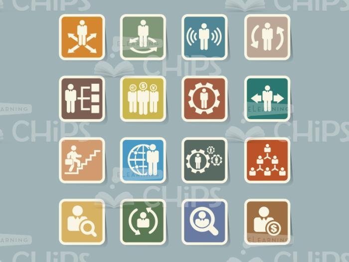 Colourful Icons: Staff Management Pack-0