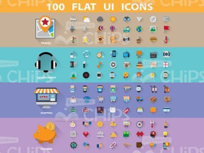 100 Vector Icons: Ultimate Pack-0