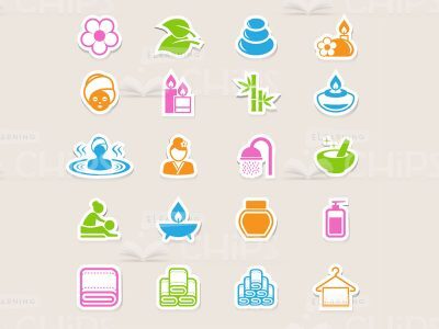 Relaxation Icons Set-0