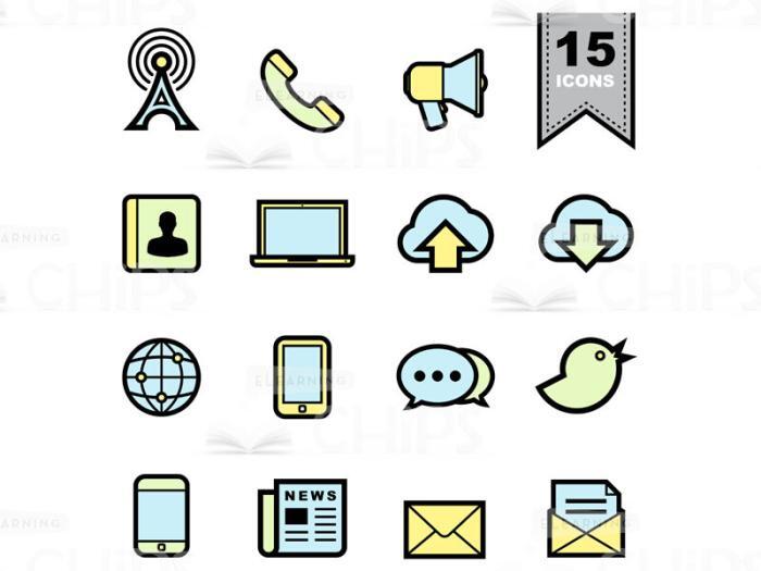 Connection Types Icons Set-0