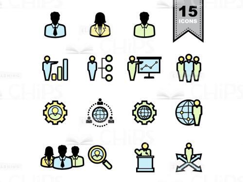 Business People Icons Set-0