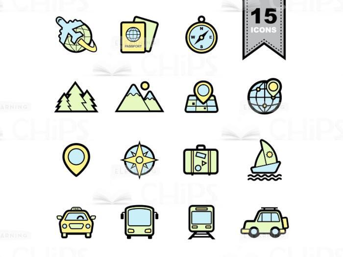 World Travelling Icons Set-0