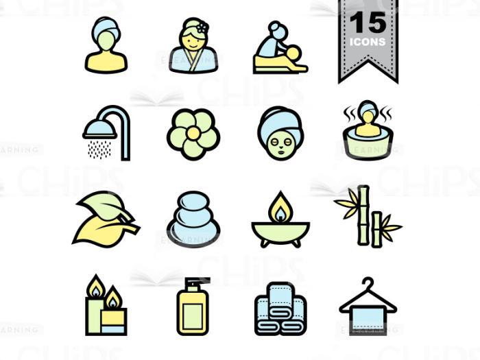 Massage / Relaxation Icons Set-0