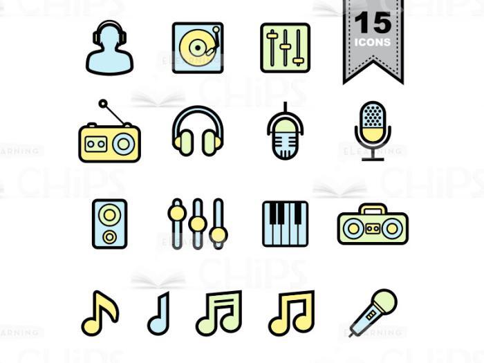 Audio Icons Set-0