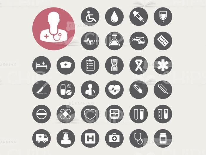 Medical Supply Icons Set-0