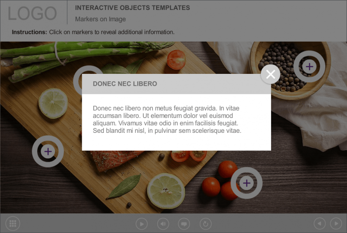 Cookery Popup Window — Download Articulate Storyline Templates
