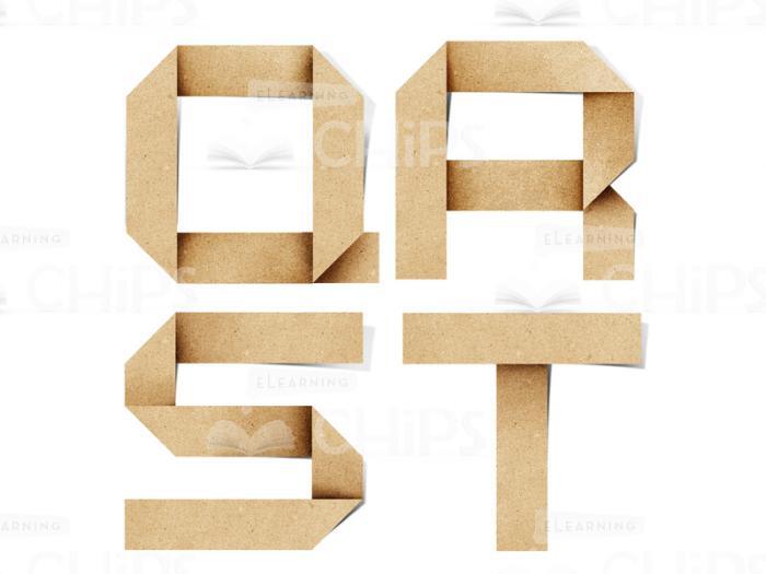 Paperboard Letters: Q-T-0