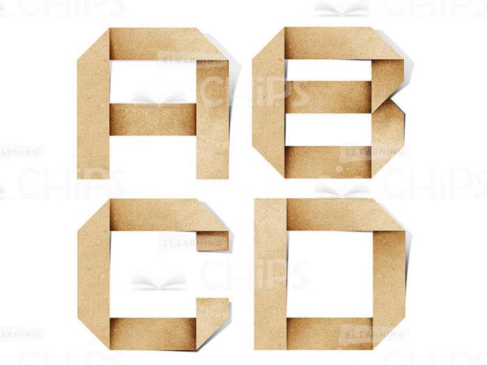 Paperboard Letters: A-D-0
