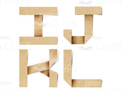 Paperboard Letters: I-L-0