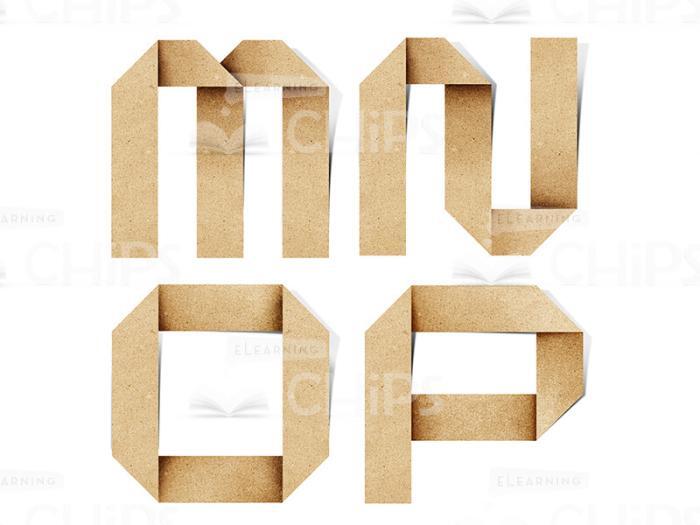 Paperboard Letters: M-P-0