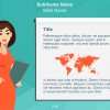 Female Business Character With Flipchart — Storyline eLearning Template