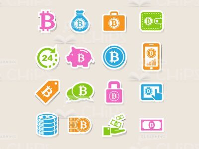 Colourful Bitcoin Icon Pack-0