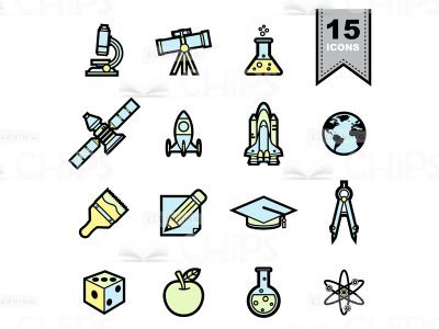 Science Icons Set-0