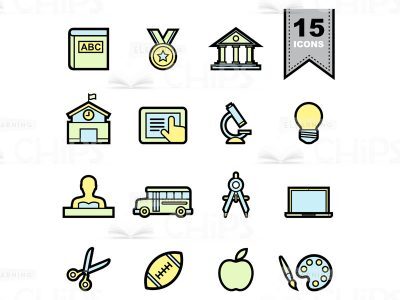 Various Objects Icons Set-0