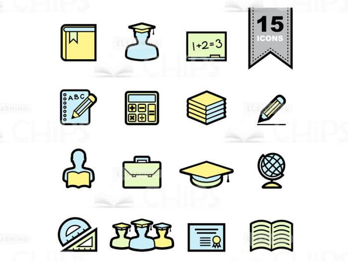 Student's Life Icons Set-0