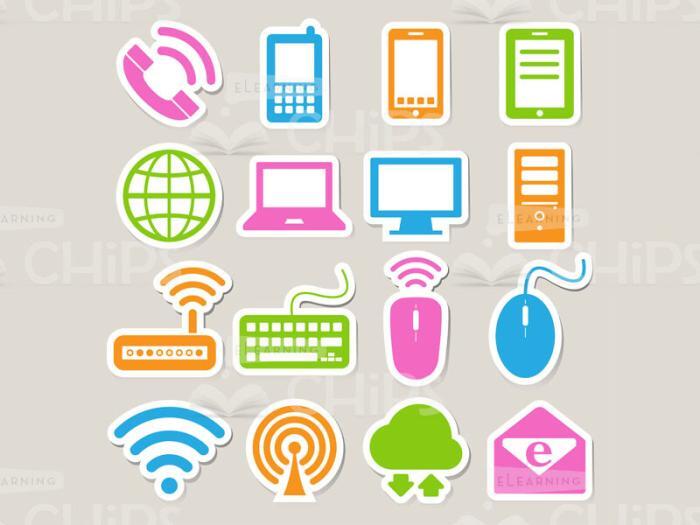 Internet Technologies Icons Set-0