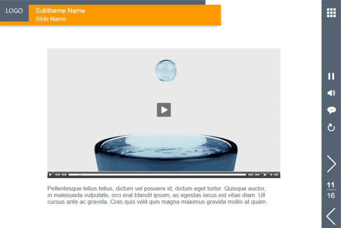 Video Slide — Lectora Course Player