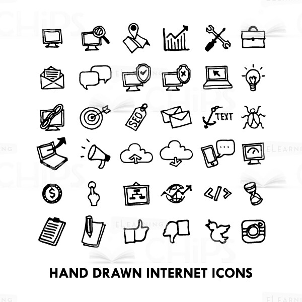 Hand Drawn Vector Icons-0