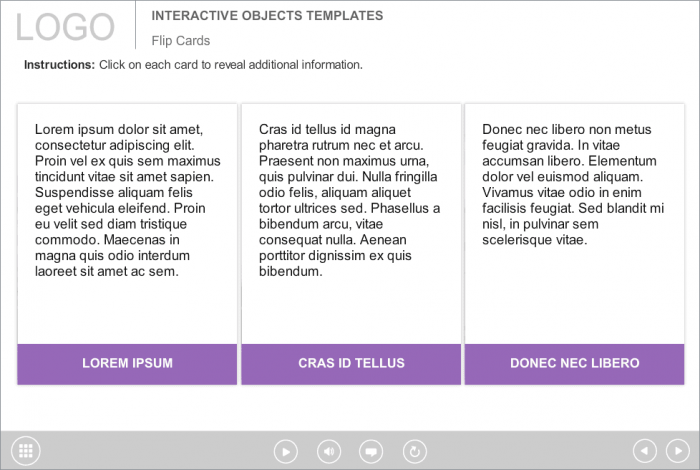 Grids — eLearning Storyline Template