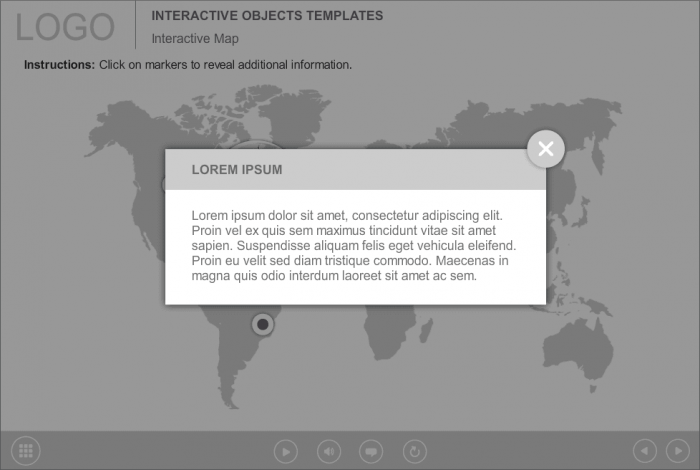 Geography Popup Window — Download Articulate Storyline Templates