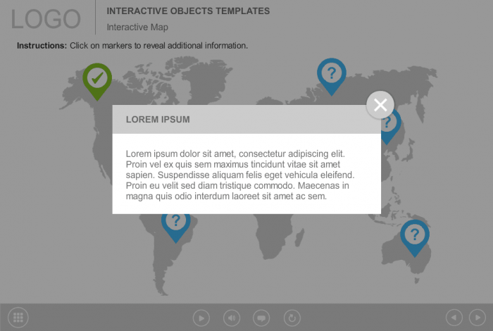 Geography Popup Window — Articulate Storyline Templates Free Download