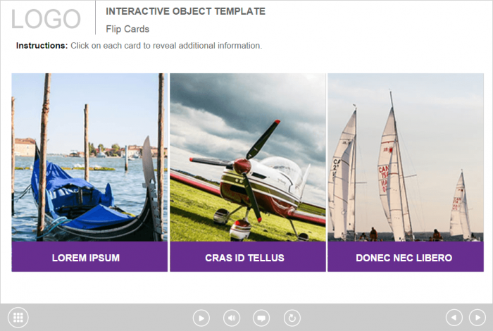 Grid Images — Lectora Template-0