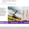 Text + Image Grids — Lectora eLearning Template for eCourses