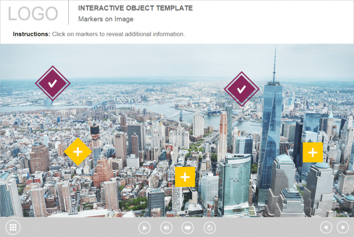 Interactive Markers — eLearning Lectora Templates