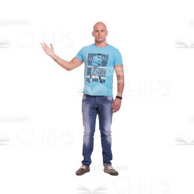 Cutout Photo Of Young Man Showing Something-0