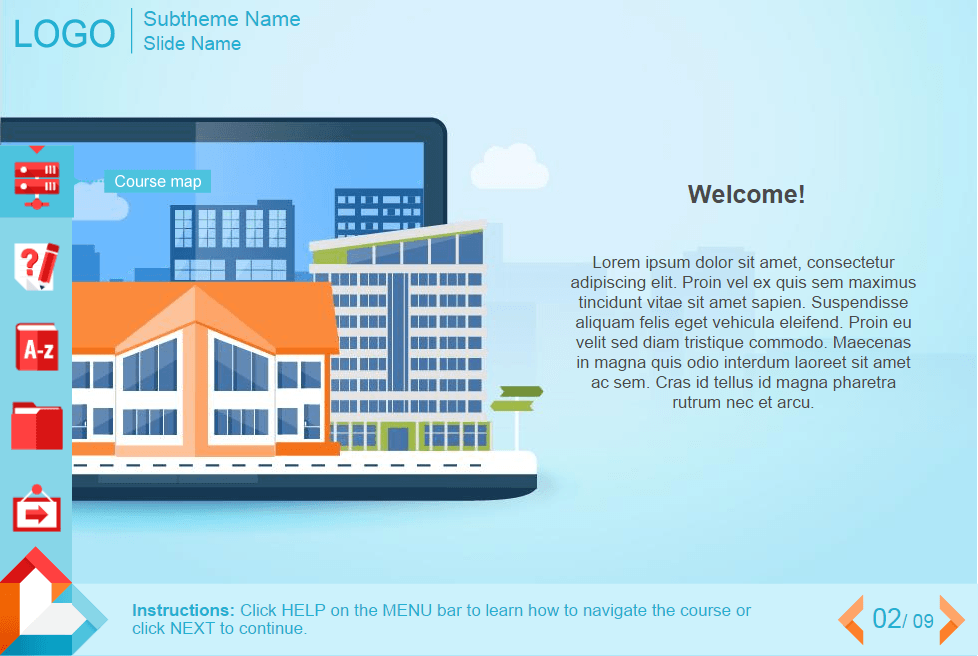 Interactive Office Locations Course Starter Template — Trivantis Lectora-2409 Interactive Office Locations Course Starter Template — Trivantis Lectora-2409