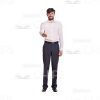 Young Man Shakes Hand Cutout Image-0