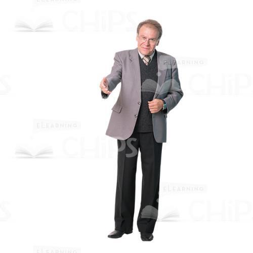 Presentable Middle-Aged Man Cutout-0