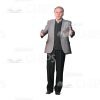 Presenting Man Cutout Character-0