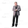 Suspecting Man Cutout Character-0