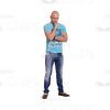 Thoughtful Man Cutout Photo-0