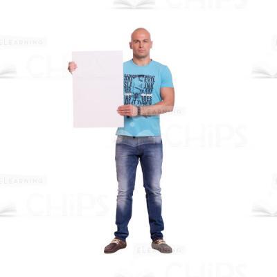 Focused Cutout Character With Placard-0